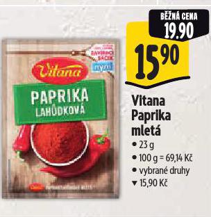 VITANA PAPRIKA MLET