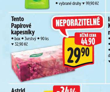 TENTO PAPROV KAPESNKY