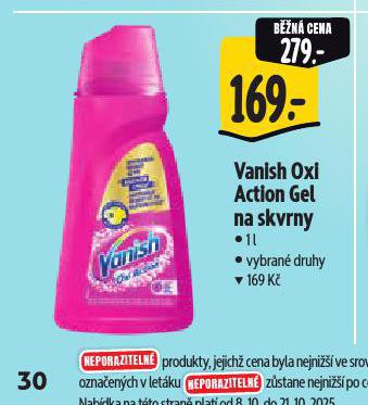 VANISH OXI ACTION GEL NA SKVRNY