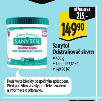 SANYTOL ODSTRAOVA SKVRN