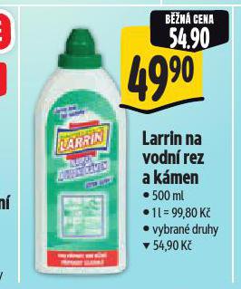 LARRIN NA VODN REZ A KMEN