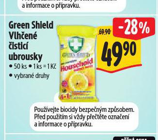 GREEN SHIELDS VLHEN ISTIC UBROUSKY