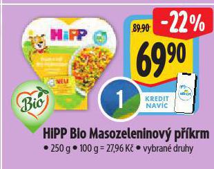 HIPP BIO MASOZELENINOV PKRM