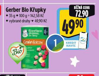 GERBER BIO KUPKY