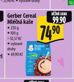 GERBER CEREAL MLN KAE