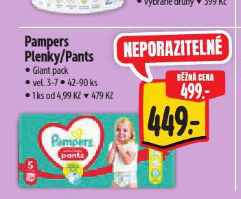 PAMPERS DTSK PLENKY