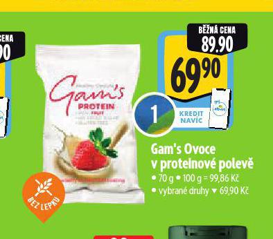 GAM'S OVOCE V PROTEINOV POLEV