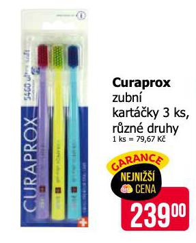 CURAPROX ZUBN KARTKY