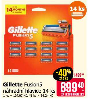 GILLETTE FUSION5 NHRADN HLAVICE