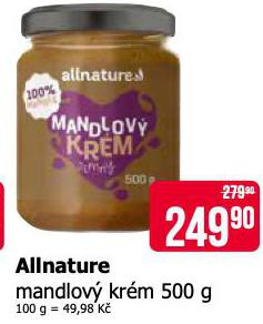 ALLNATURE MANDLOV KRM