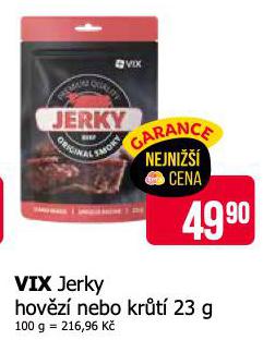 VIX JERKY HOVZ NEBO KRT