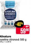 ALLNATURE KYSELINA CITRONOV