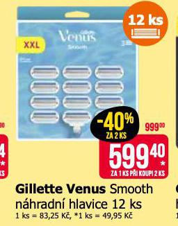 GILLETTE VENUS SMOOTH NHRADN HLAVICE