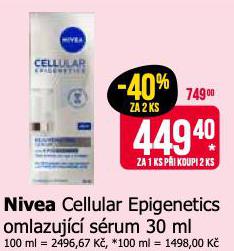 NIVEA CELLULAR EPIGENETICS OMLAZUJC SRUM