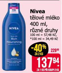 NIVEA TLOV MLKO