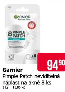 GARNIER PIMPLE PATCH NEVIDITELN NPLAST NA AKN