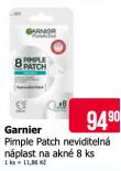 GARNIER PIMPLE PATCH NEVIDITELN NPLAST NA AKN
