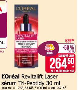 LOREAL REVITALIFT LASER SRUM TRI-PEPTIDY