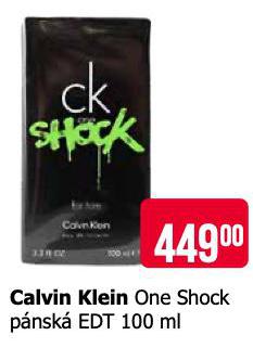 CALVIN KLEIN ONE SHOCK PNSK EDT