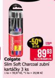 COLGATE SLIM SOFT CHARCOAL ZUBN KARTKY