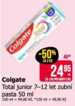 COLGATE TOTAL JUNIOR 7-12 LET ZUBN PASTA