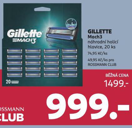 GILLETTE MACH3 HOLIC STROJEK