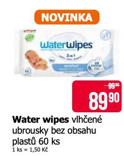 WATER WIPES VLHEN UBROUSKY BEZ OBASU PLAST