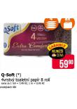 Q-SOFT 4VRSTV TOALETN PAPR
