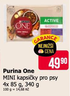 PURINA ONE MINI KAPSIKY PRO PSY