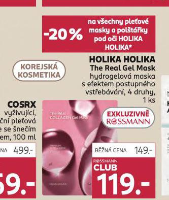 HOLIKA HOLIKA HYDROGELOV MASKA