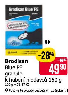 BRODISAN BLUE PE GRANULE K HUBEN HLODAVC