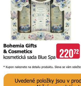BOHEMIA GIFTS & COSMETICS KOSMETICK SADA BLUE SPA