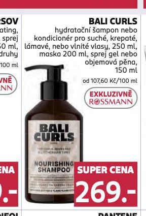 BALI CURLS HYDRATAN AMPON