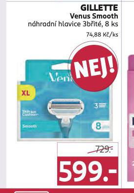 GILLETTE NHRADN HLAVICE