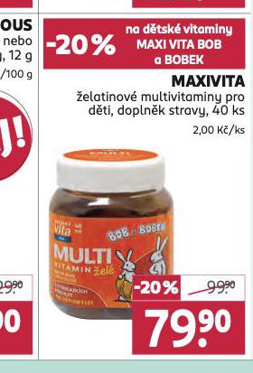 MAXIVITA ELATINOV MULTIVITAMINY