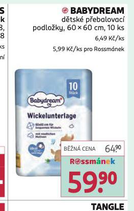 BABYDREAM DTSK PEBALOVAC PODLOKY