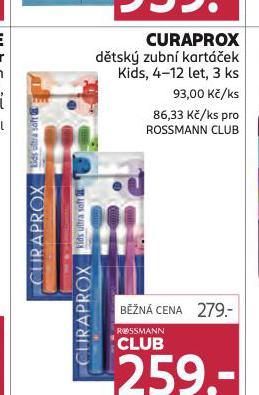 CURAPROX ZUBN KARTEK