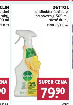 DETTOL ANTIBAKTERILN SPREJ NA POVRCHY