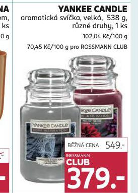 YANKEE CANDLE SVKA