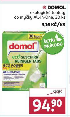 DOMOL EKOLOGICK TABLETY DO MYKY