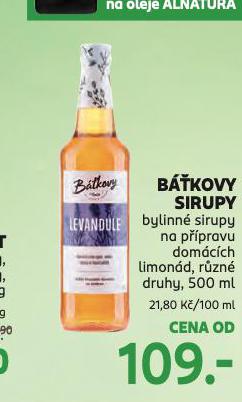 BKOVY SIRUPY