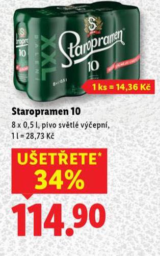 STAROPRAMEN 10
