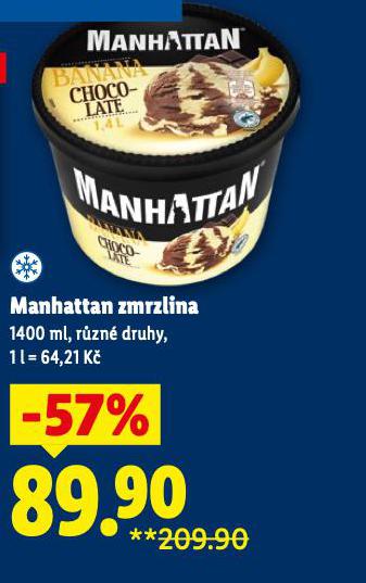 MANHATTAN ZMRZLINA