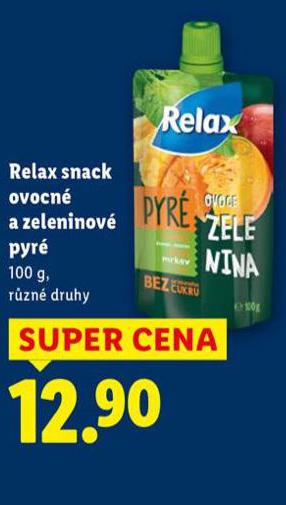 RELAX SNACK OVOCN A  ZELENINOV PYR