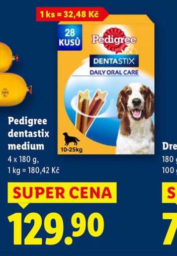 PEDIGREE DENTASTIX MEDIUM