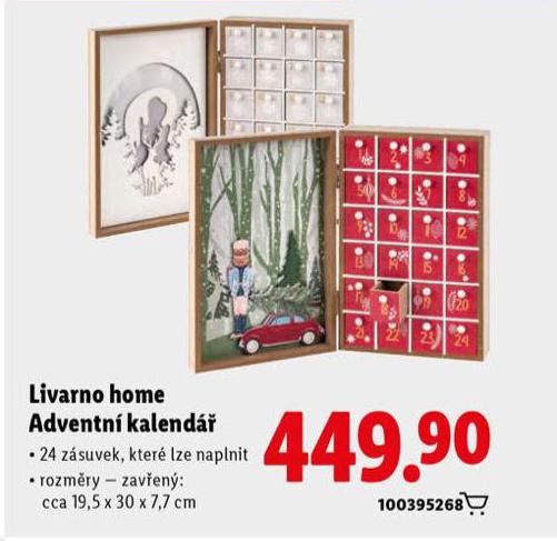 LIVARNO HOME ADVENTN KALENDR 