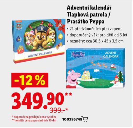ADVENTN KALENDR PRASTKO PEPPA