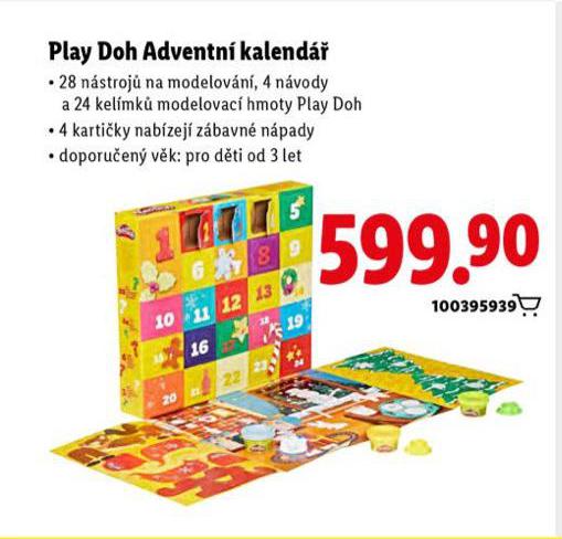 PLAY DOH ADVENTN KALENDR 