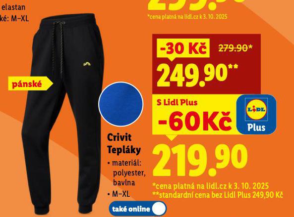 CRIVIT TEPLKY