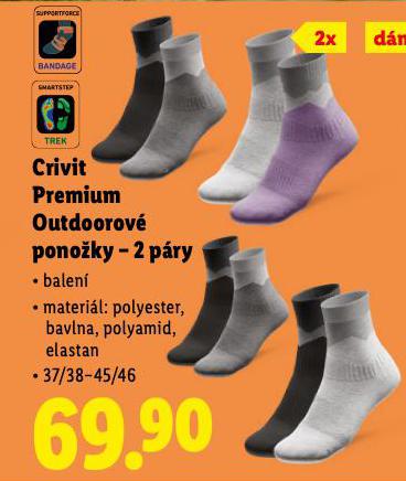 CRIVIT PREMIUM OUTDOOROV PONOKY